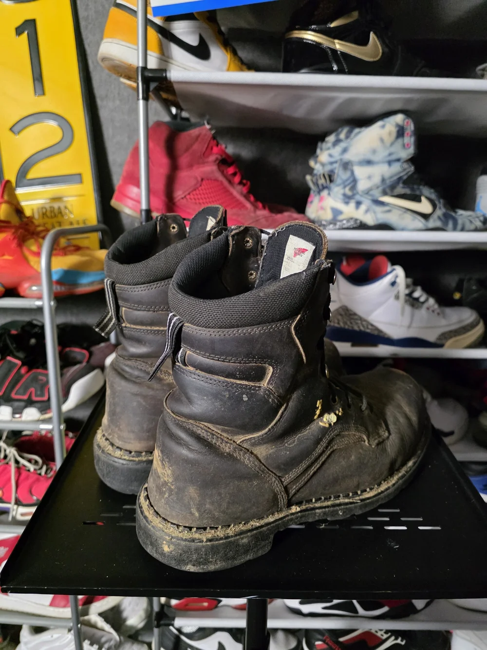 🔥 Red Wing Shoes Men's Size 11.5 Brown Lace-Up High-Ankle Work Boots